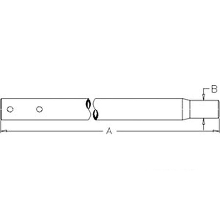 Aftermarket Tie Rod Tube Fits Ford Fits New Holland TW10 TW15 TW20 TW25 TW30 + D8NN3B624BA